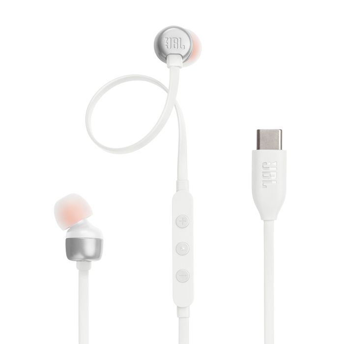 Slušalice JBL Tune 310C, In-ear, mikrofon, USB-C, bijele (JBLT310CWHT)