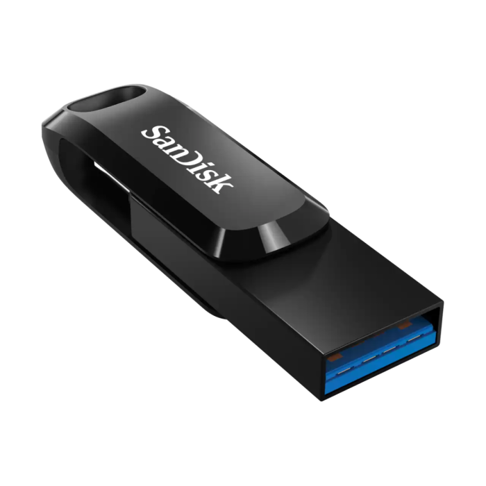 USB stick 128 GB, SANDISK Ultra Dual Drive Go, USB Type-C, USB 3.1/3.0, do 150 MB/s, crni (SDDDC3-128G-G46)
