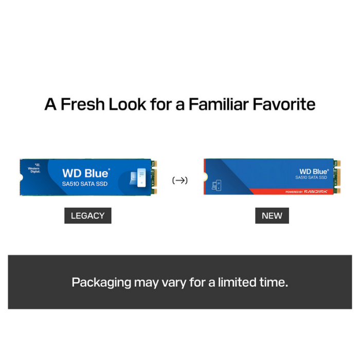 SSD disk 2 TB, WD Blue SA510, M.2 2280, SATA III (WDS200T3B0B)