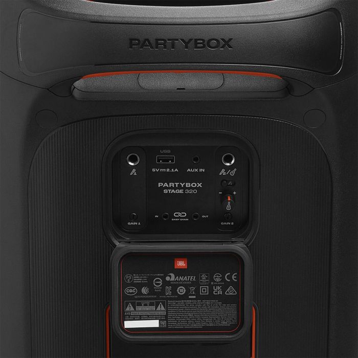 Bluetooth zvučnik JBL PartyBox Stage 320, prijenosni, 240W, BT, RGB, USB