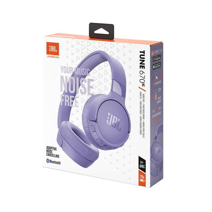 Slušalice JBL Tune 670NC, Bluetooth, bežične, ljubičaste