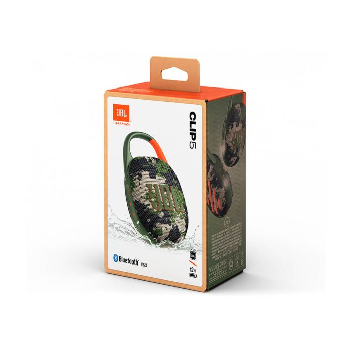 Bluetooth zvučnik JBL Clip 5, bežični, maskirni