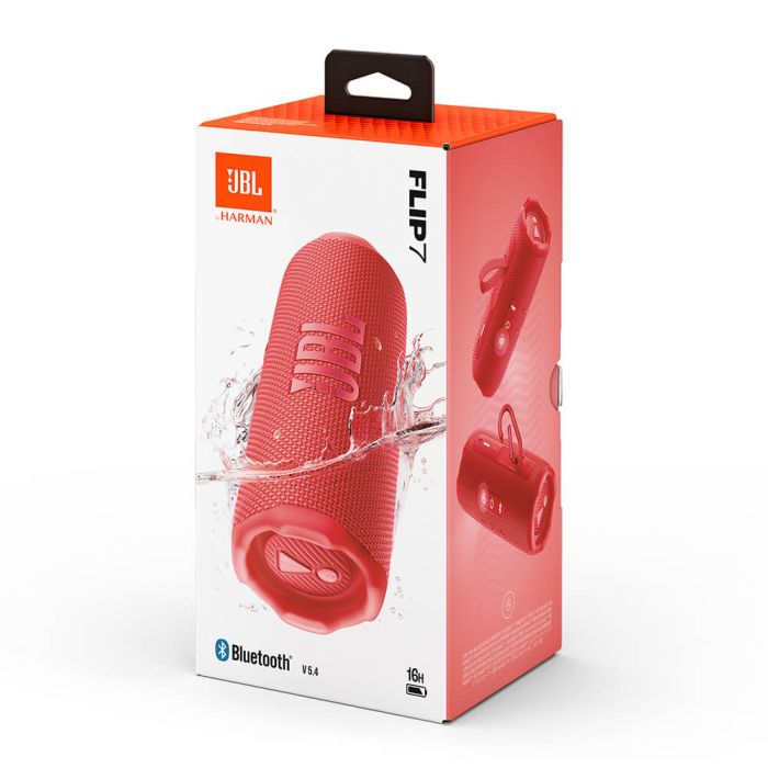Bluetooth zvučnik JBL Flip 7, bežični, crveni