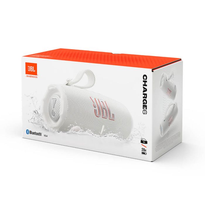 Bluetooth zvučnik JBL Charge 6, bežični, bijeli