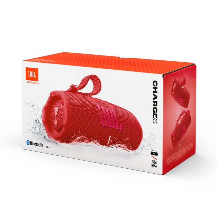 Bluetooth zvučnik JBL Charge 6, bežični, crveni