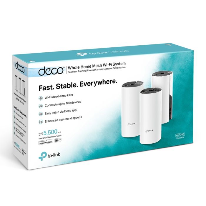 Pristupna točka TP-LINK DECO M4 AC1200, 3 kom, Wireless