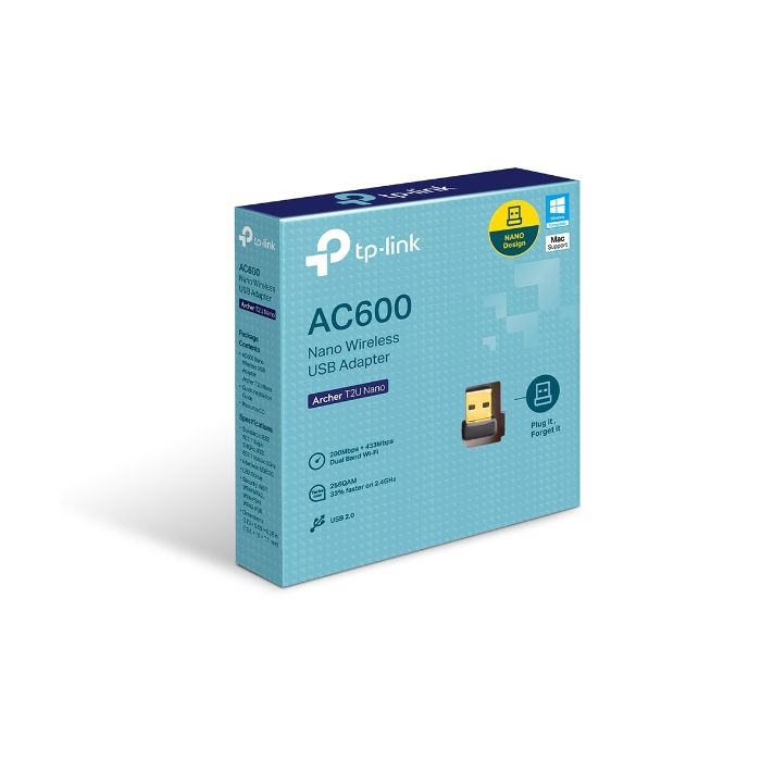 USB adapter TP-LINK Archer T2U Nano, 600Mbps, Dual-Band, bežični