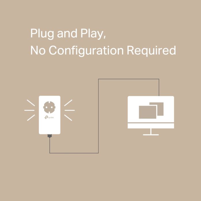 Powerline adapter TP-LINK TL-PA7017P KIT, AV1000, Gigabit