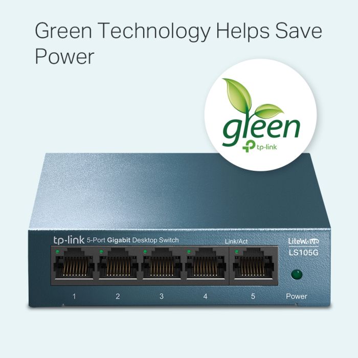 Switch TP-LINK LS105G, 5-portni, Gigabit