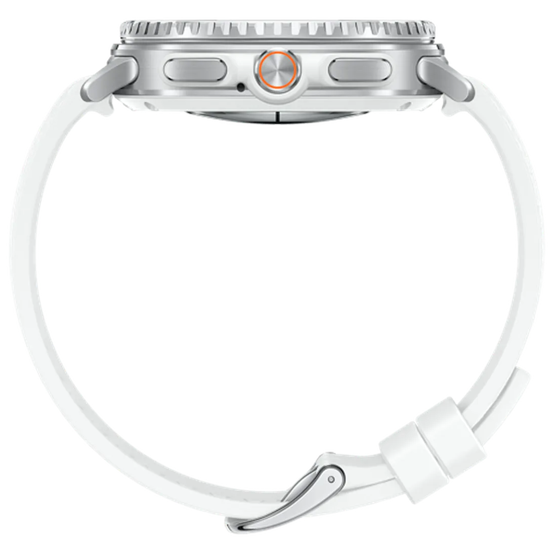 Pametni sat SAMSUNG Galaxy Watch 8 Classic 4G, srebrni (bijeli remen) (SM-L505FZ