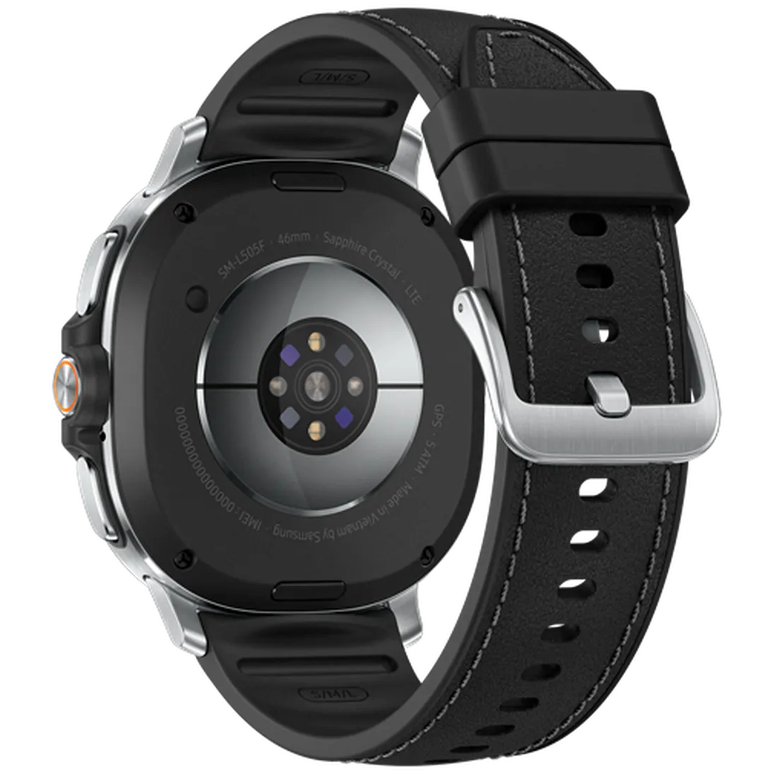 Pametni sat SAMSUNG Galaxy Watch 8 Classic 4G, srebrni (crni remen) (SM-L505FZKA