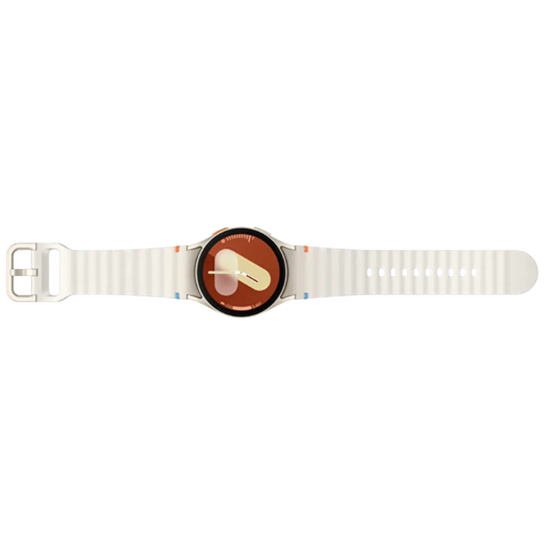 Pametni sat SAMSUNG Galaxy Watch 7 40mm, bež (bijela silikonska narukvica) (SM-L300NZEAEU) - OTVARANA AMBALAŽA