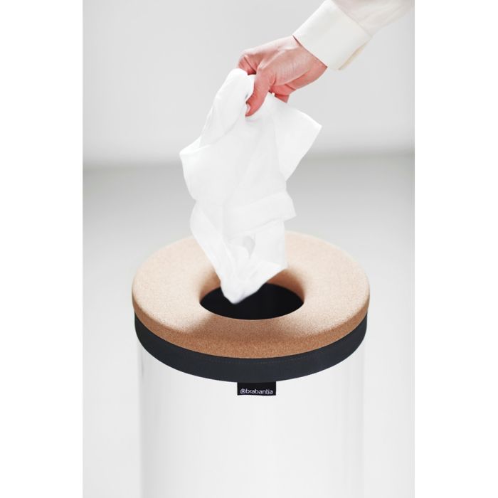 Košara za rublje BRABANTIA, 35L, okrugla, bijela