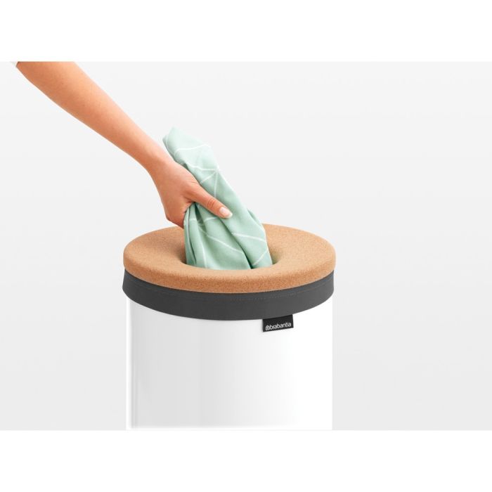Košara za rublje BRABANTIA, 35L, okrugla, bijela
