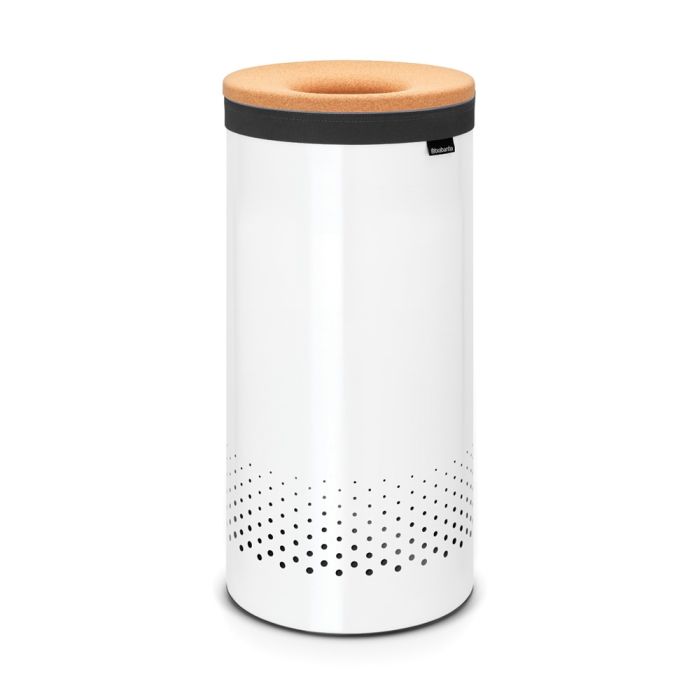 Košara za rublje BRABANTIA, 35L, okrugla, bijela