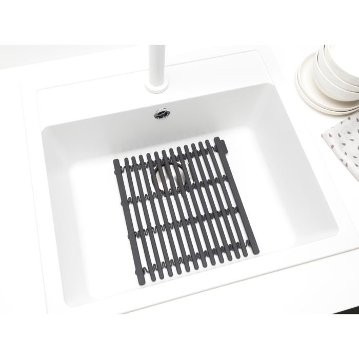 Podložak za sudoper BRABANTIA, silikonski, tamno sivi