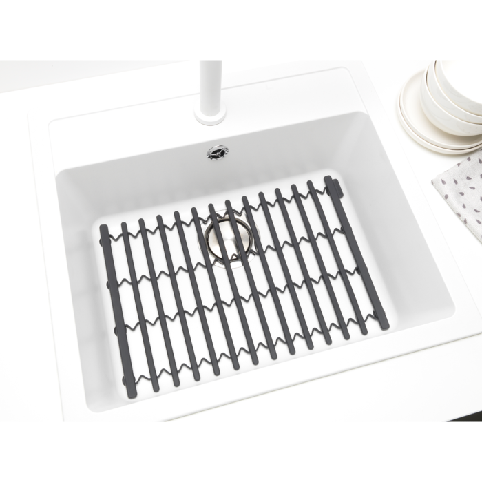 Podložak za sudoper BRABANTIA, silikonski, tamno sivi