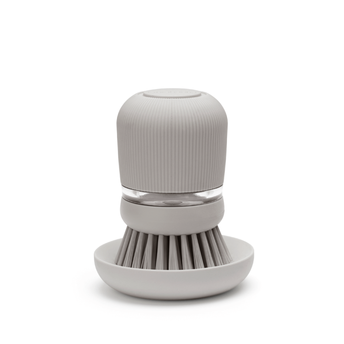 Četka za posuđe BRABANTIA s dozatorom sapuna, siva