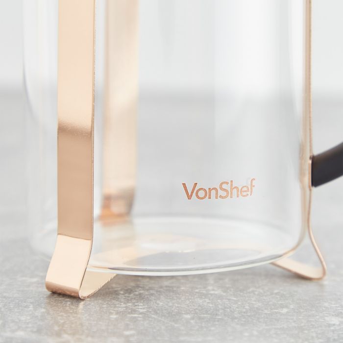 French Press VONSHEF, bakreni French Press VONSHEF, bakreni
