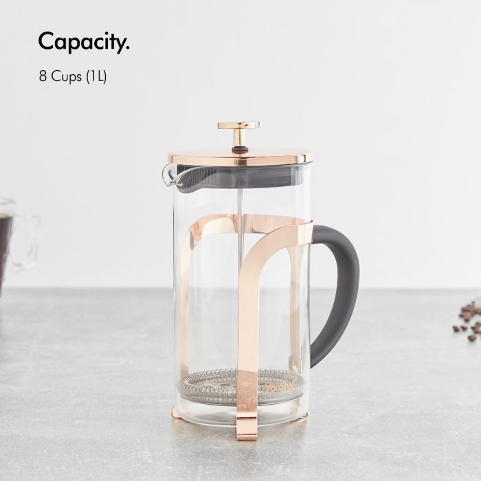 French Press VONSHEF, bakreni French Press VONSHEF, bakreni