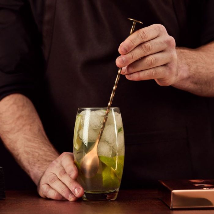 Set za koktele VONSHEF, 6 kom, bakreni