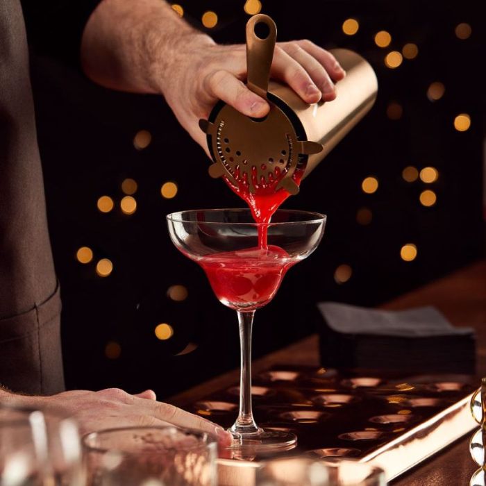 Set za koktele VONSHEF, 6 kom, bakreni