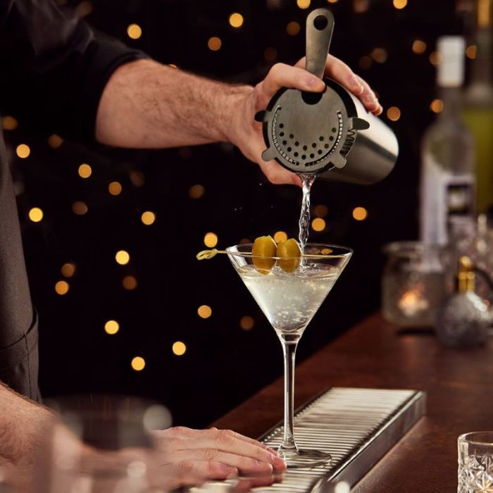 Set za koktele VONSHEF, 6 kom, brušeni grafit