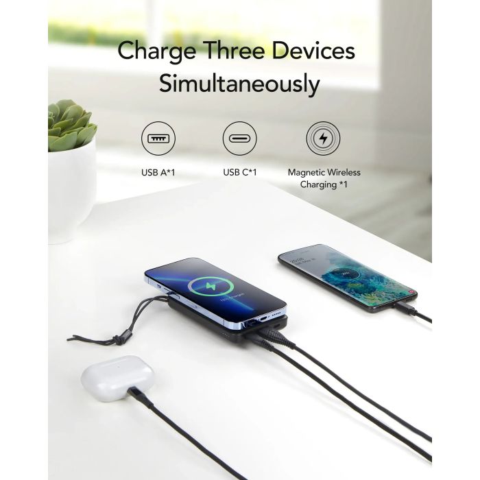 Powerbank VEGER MagOn 10.000 mAh, crni Powerbank VEGER MagOn 10.000 mAh, crni