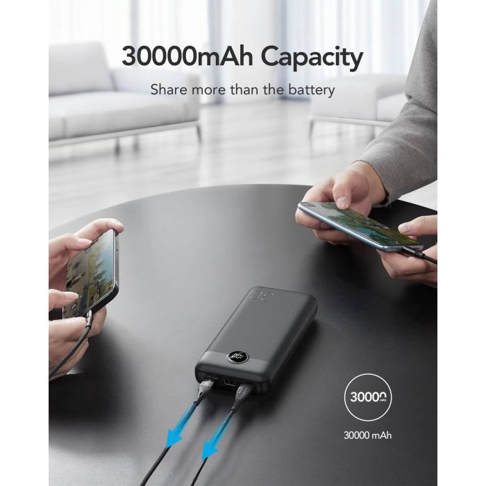 Powerbank VEGER L30 30.000 mAh, crni Powerbank VEGER L30 30.000 mAh, crni