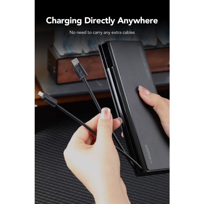 Powerbank VEGER TC130 25.000 mAh, crni Powerbank VEGER TC130 25.000 mAh, crni
