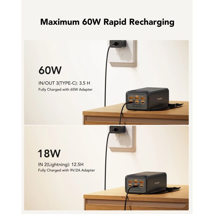 Powerbank VEGER Tank Boost 56.000 mAh, crni Powerbank VEGER Tank Boost 56.000 mAh, crni