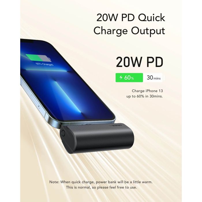 Powerbank VEGER PlugON Lightning 5.000 mAh, crni Powerbank VEGER PlugON Lightning 5.000 mAh, crni