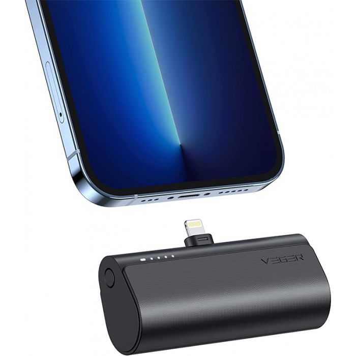 Powerbank VEGER PlugON Lightning 5.000 mAh, crni Powerbank VEGER PlugON Lightning 5.000 mAh, crni