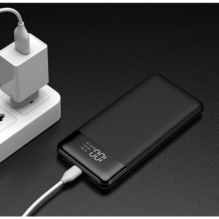 Powerbank VEGER L11 10.000 mAh, LCD ekran, crni Powerbank VEGER L11 10.000 mAh, LCD ekran, crni