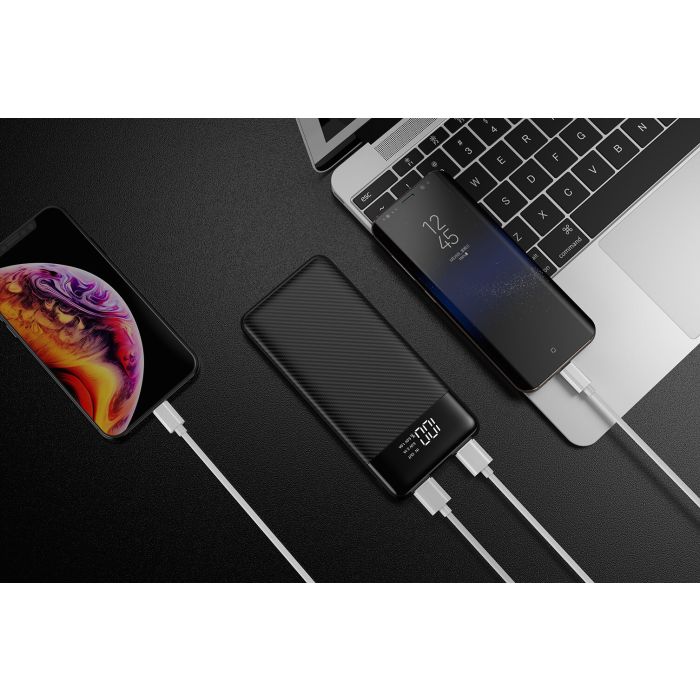 Powerbank VEGER L11 10.000 mAh, LCD ekran, crni Powerbank VEGER L11 10.000 mAh, LCD ekran, crni