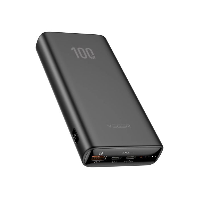 Powerbank VEGER T100 20.000 mAh, T100, crni Powerbank VEGER T100 20.000 mAh, T100, crni
