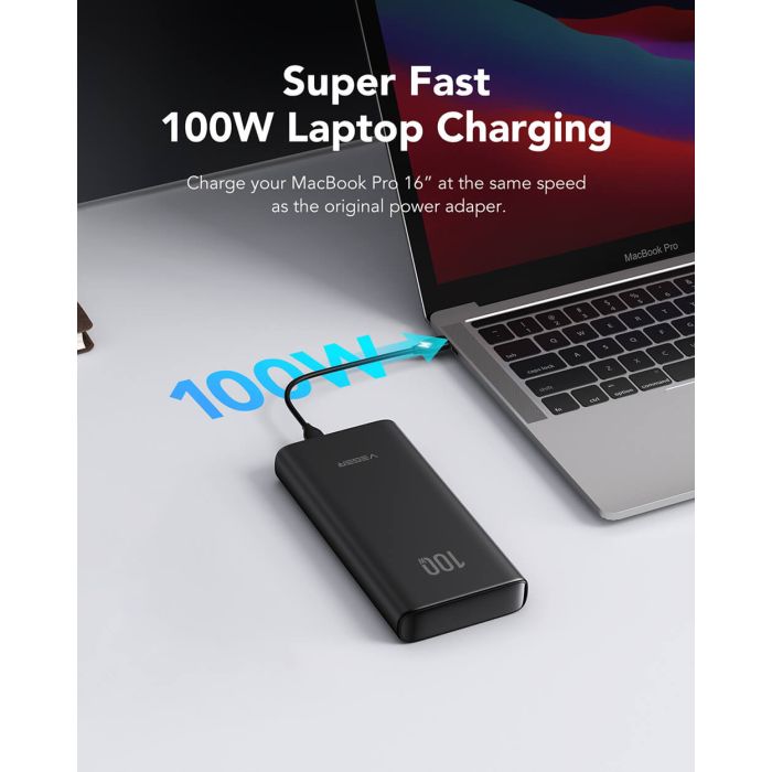 Powerbank VEGER T100 20.000 mAh, T100, crni Powerbank VEGER T100 20.000 mAh, T100, crni