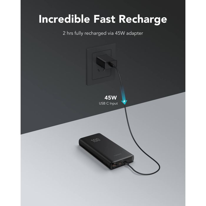 Powerbank VEGER T100 20.000 mAh, T100, crni Powerbank VEGER T100 20.000 mAh, T100, crni