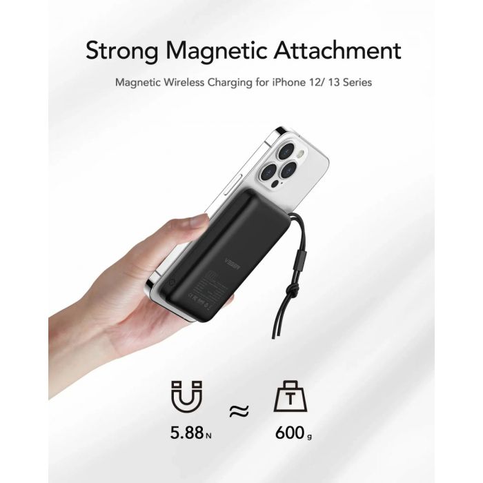 Powerbank VEGER MagOn 10.000 mAh, bijeli Powerbank VEGER MagOn 10.000 mAh, bijeli