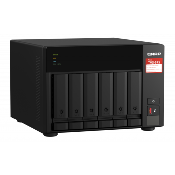 NAS server QNAP za 6 diskova, 8GB RAM, mreža 2.5Gb