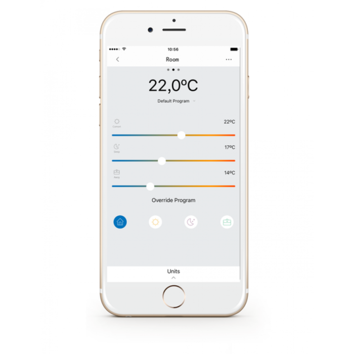 Radijator MILL OIL1500WIFI3, uljni, Wi-Fi, 1500W, čelik, bijeli