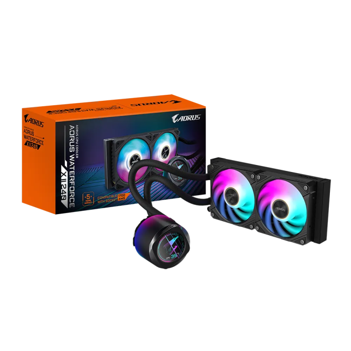Vodeno hlađenje GIGABYTE AORUS WATERFORCE X II 240, za INTEL/AMD procesore