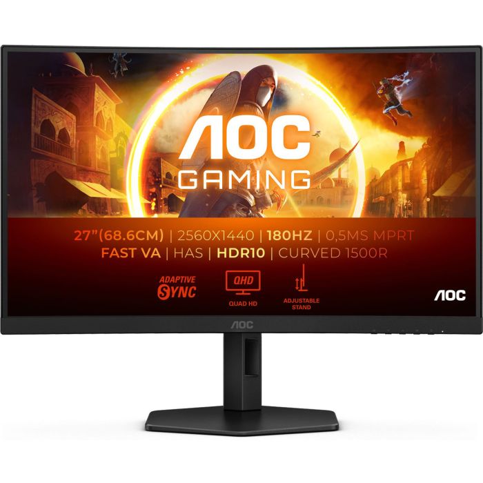 Monitor AOC AGON CQ27G4X, 27", VA QHD, 180Hz, gaming Monitor AOC AGON CQ27G4X, 27", VA QHD, 180Hz, gaming