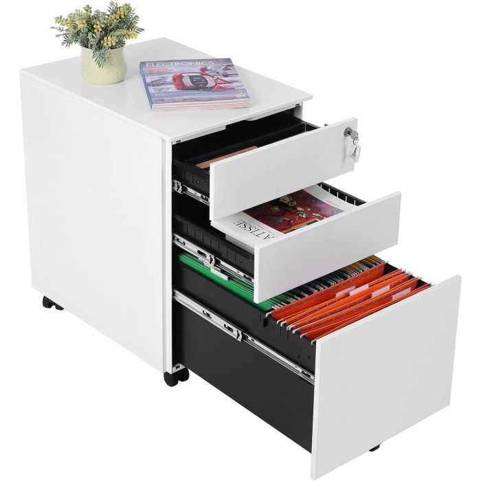 Uredsko spremište SONGMICS na kotačima OFC60WT Uredsko spremište SONGMICS na kotačima OFC60WT