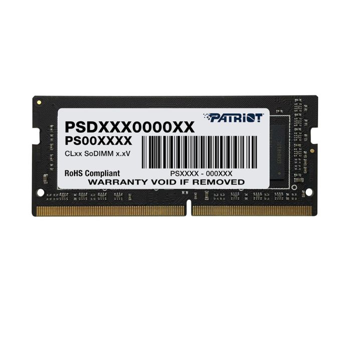 Memorija PATRIOT SIGNATURE LINE 16GB, DDR4, 3200MHz, SODIMM, P0C4-25600, CL22, 1.2V Memorija PATRIOT SIGNATURE LINE 16GB, DDR4, 3200MHz, SODIMM, P0C4-25600, CL22, 1.2V