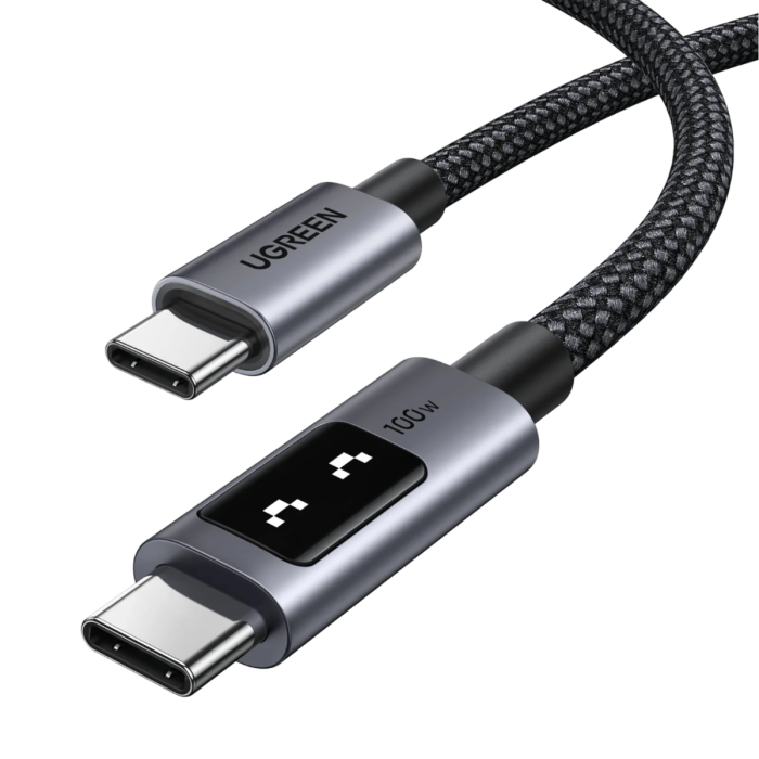 Kabel UGREEN Uno, USB-C na USB-C, 100W, 2m Kabel UGREEN Uno, USB-C na USB-C, 100W, 2m