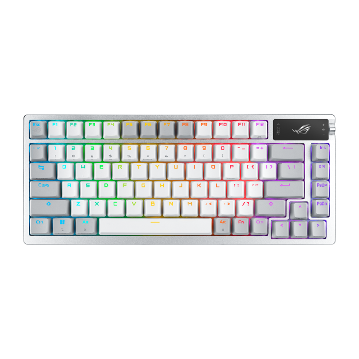 Asus Tipkovnica ROG AZOTH WHITE, ROG NX SNOW