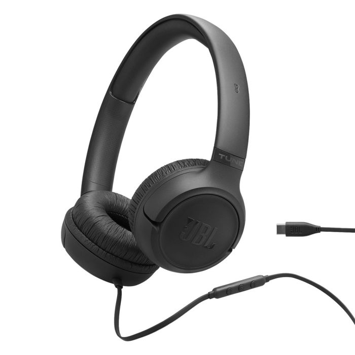 Slušalice JBL Tune 530C, USB-C, žične, crne