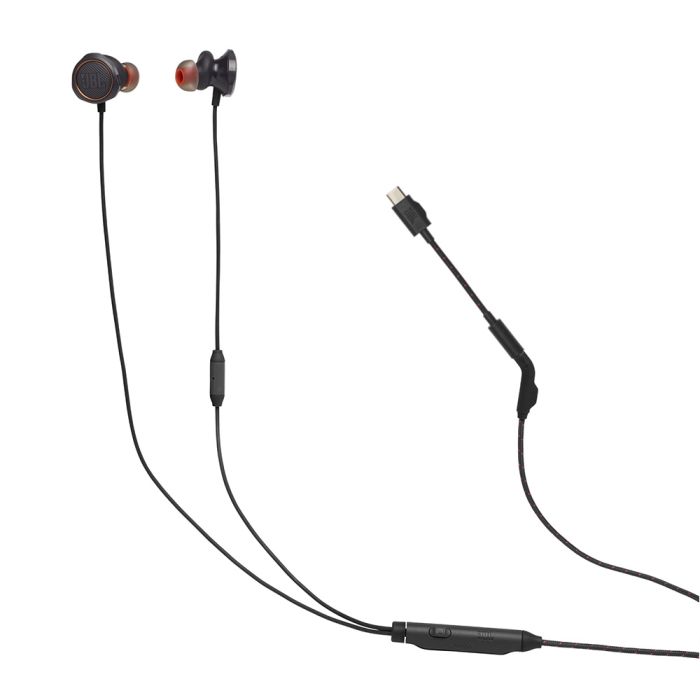 Slušalice JBL Quantum 50C, in-ear, USB-C, žične, gaming, crne