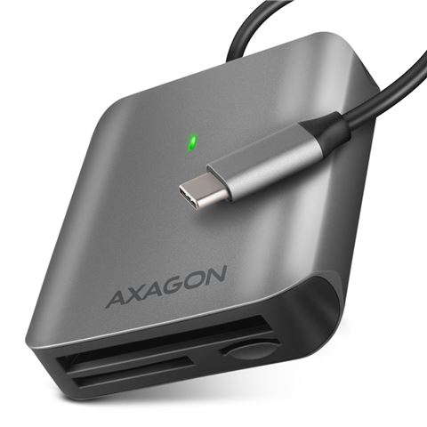 Axagon Čitač kartica CRE-S3C, USB-C, UHS-II, SD/microSD/CF, USB 3.2 Gen1
